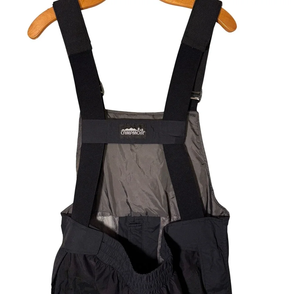 Campmor Mens Black‎ Ski Snowboard Waterproof Snow Bib Overalls L Model 32153